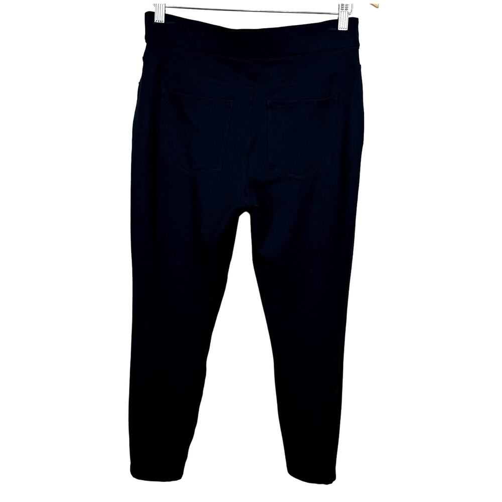 Women's Spanx Black The Perfect Pant Slim Straight Pull On Back Pockets sz Large - Picture 4 of 11